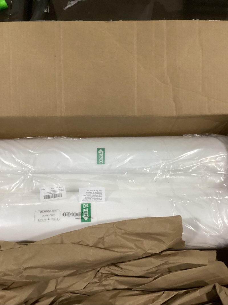 Condition photo showing Good Condition for Tudomro 2 Rolls Disposable Non Woven Bed Sheets Massage Table Paper Covers Non Woven Fabric Massage Sheets Waterproof Spa Breathable Bed Cover for Beauty Salon (White) 2 White