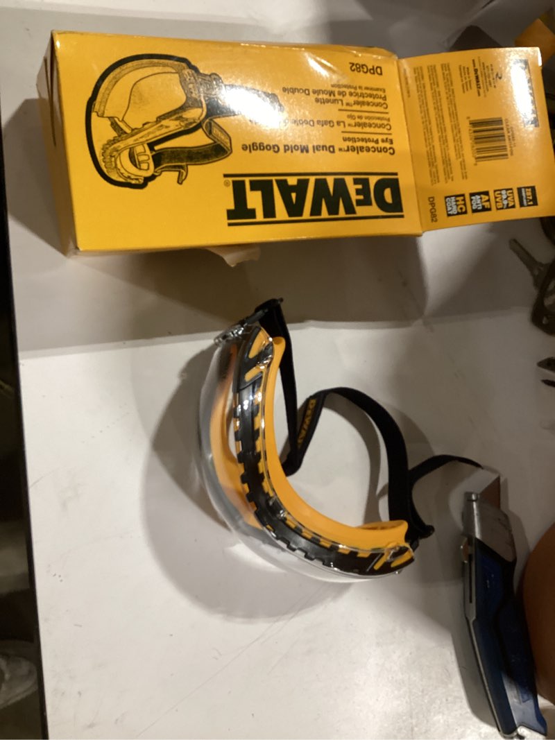Condition photo showing Good Condition for unbranded dewalt concealer safety goggle