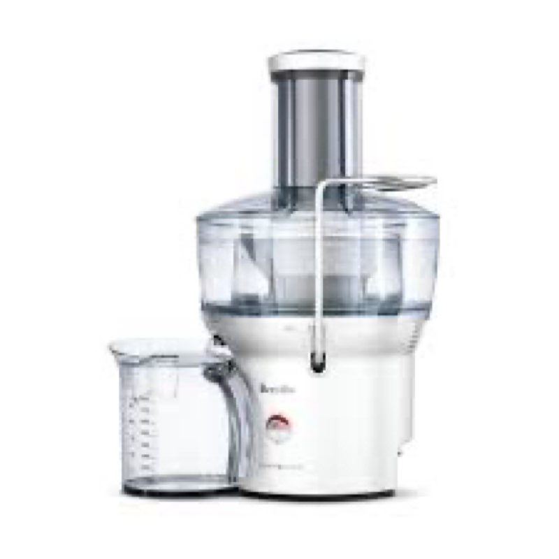 Breville BJE200XL Juice Fountain Compact Centrifugal Machine, 25 fl oz, Silver