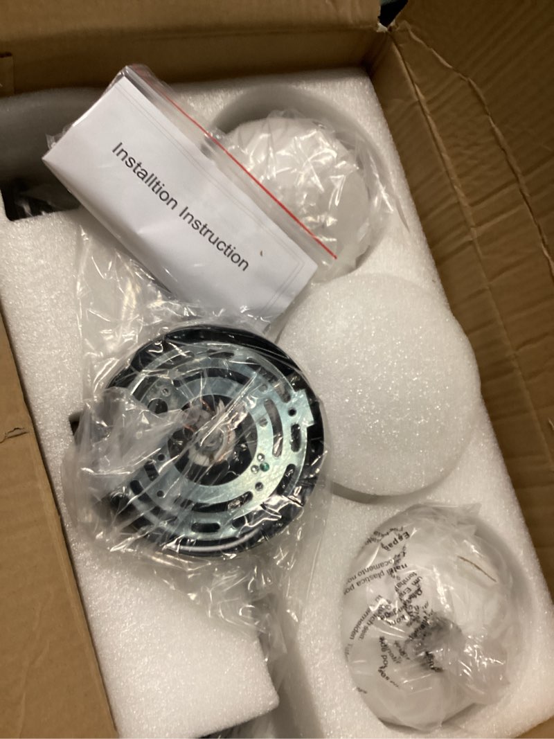 Condition photo showing Good Condition for Black Bathroom 3-Lights Vanity Light Fixtures, Minimalist Vanity Lights with Milky White Glass Shade, Modern Wall Sconces over Mirror, Wall Lamp for Bathroom Dressing Table Bedroom Living Room 3 light Black