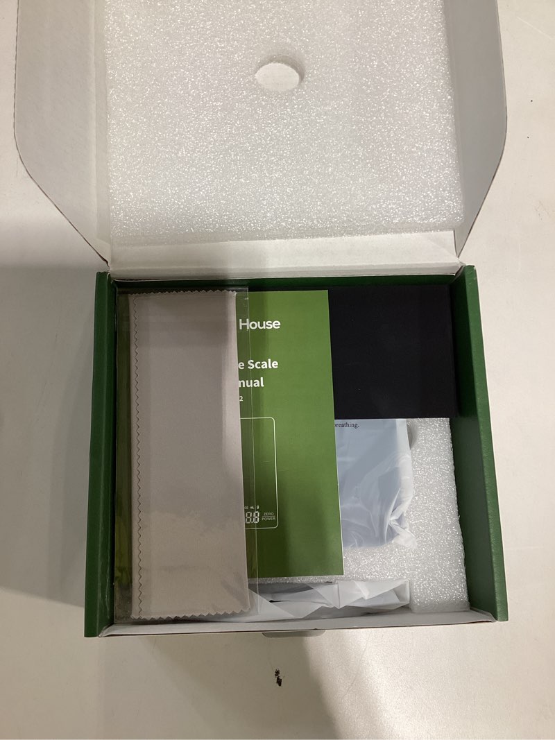 Condition photo showing New/Like New for maestri house mini coffee scale with timer, usb-c rechargeable espresso scale, 2kg/0.1g accurate scale for espresso and pour-over coffee, portable digital kitchen scale with auto timer (black&silver)