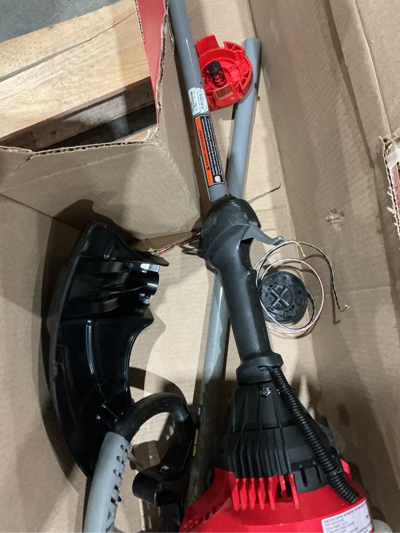 Condition photo showing As Is for craftsman ws4200 30-cc 4-cycle 17-in straight shaft attachment capable gas string trimmer