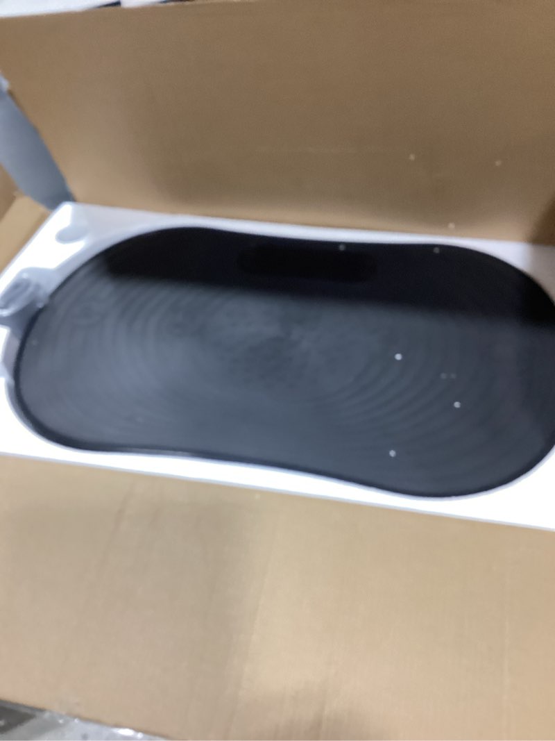 Condition photo showing New/Like New for merach vibration plate exercise machine, vibration plate 440 lbs capacity, bluetooth and silicone pedal, stimulate deep fat, vibration plate for lymphatic drainage, vibrating for weight loss black
