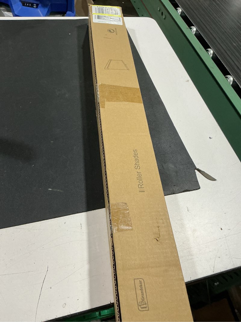 Condition photo showing Good Condition for homedemo roller shades for windows cordless,room darkening shades for home 28 x 72 inch white,blackout blinds for windows,office, bathroom