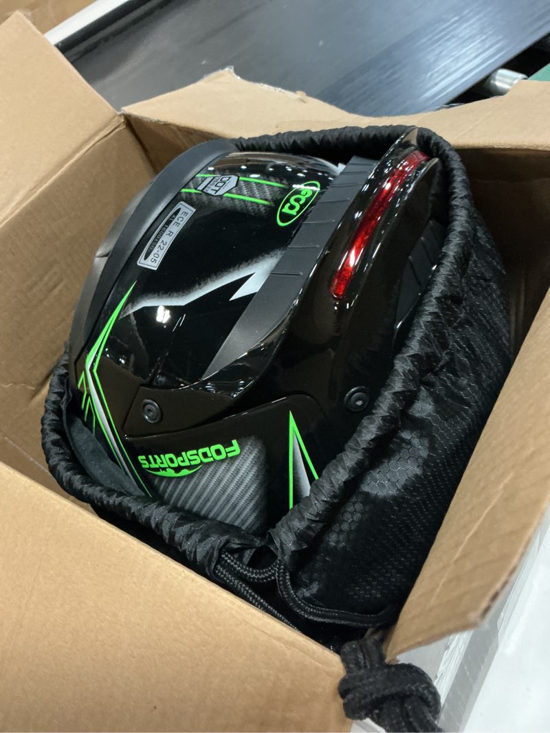 Condition photo showing Good Condition for fodsports fs90 full face motorcycle helmet for men women, dual visor motorbike street bike integrate