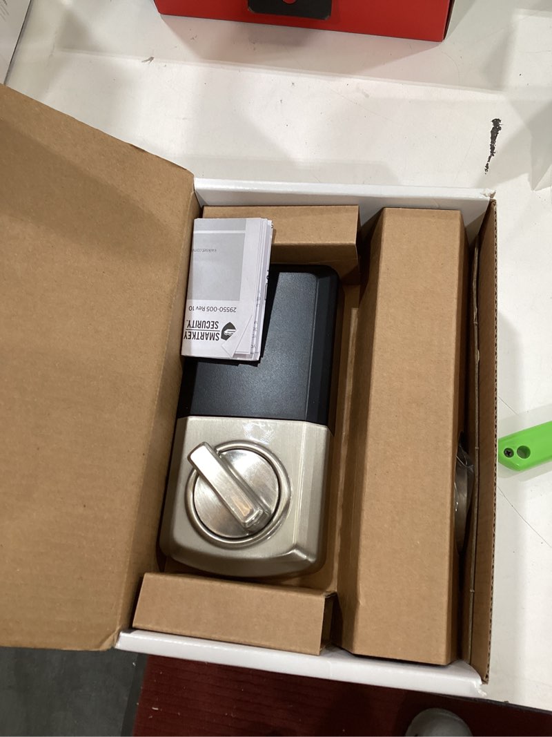 kwikset powerbolt 250 10-button keypad satin nickel transitional electronic deadbolt door lock, featuring convenient keyless entry, customizable user codes, and auto-locking