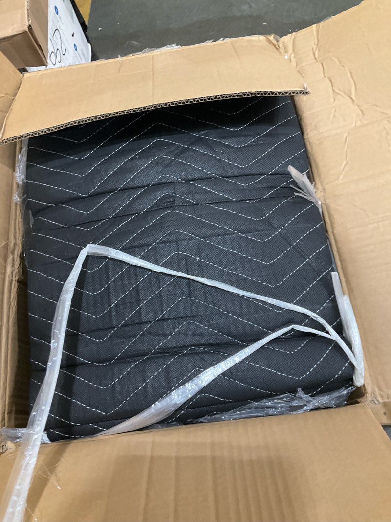 Condition photo showing As Is for Simpli-Magic Heavy Duty Padded Moving Blankets 72" x 40" – 12 Pack – Packing Blankets, Furniture Covers for Moving Standard Grade