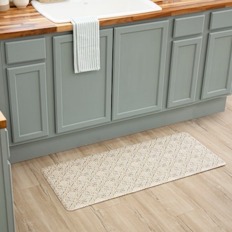Style Selections 20-in x 48-in Brown Non-Slip Grip Indoor or outdoor Kitchen Mat