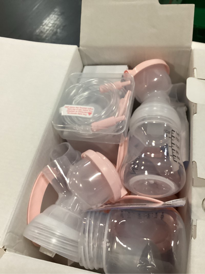 Condition photo showing New/Like New for ncvi electric breast pump 8782, portable hospital-grade double pump with 4 modes & 9 levels, anti-backflow, rechargeable quiet breastfeeding pump for efficient comfortable use at home, work or travel pink 2200mah-double