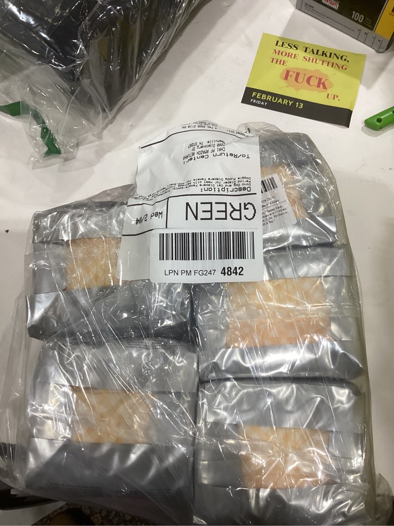 Condition photo showing New/Like New for Dono Dog and Cat Diapers Female-60PCS, Disposable Female Dog Period Diaper for Heat with Wetness Indicator, Super Absorbent Doggie Puppy Diapers Female for XXS,Small Medium Large Dogs XS(8-14 inch) 60.0