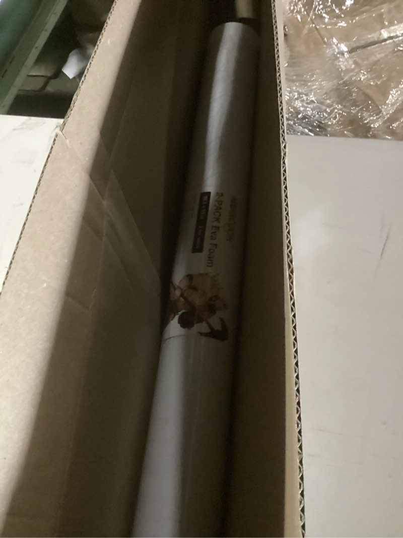 Condition photo showing New/Like New for mearcooh 2-pack large eva foam sheets, white 2mm eva foam roll (1mm to 6mm), 35.5" x 59" sheet premium high density 86 kg/m3 for cosplay, crafts projects (2pcs white 2mm) 2pcs:white thickness-2mm