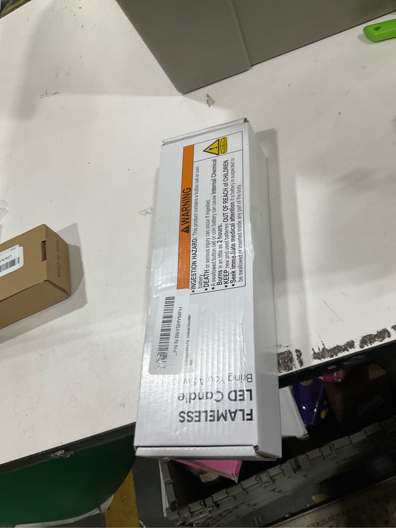 homemory 6 pcs flameless taper candles with remote, timer, dimmer, ivory battery operated candlesticks with flickering light, plastic led window candles, 9.6 inches for halloween christmas decoration ivory pack of 6