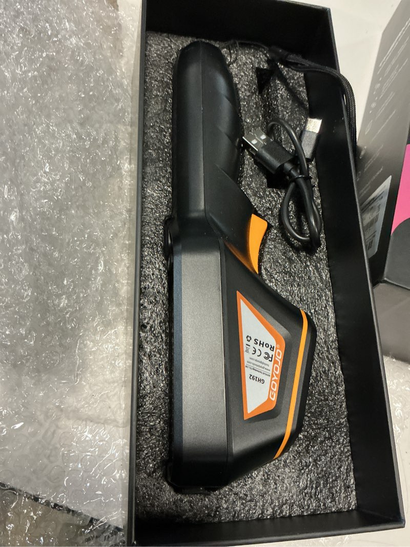 Condition photo showing Good Condition for gh192 thermal imaging camera 240x240 super ir resolution with 2mp visual camera and fusion imaging, 25hz handheld thermal imager with alarm for mechanical maintenance home hvac electrical inspection