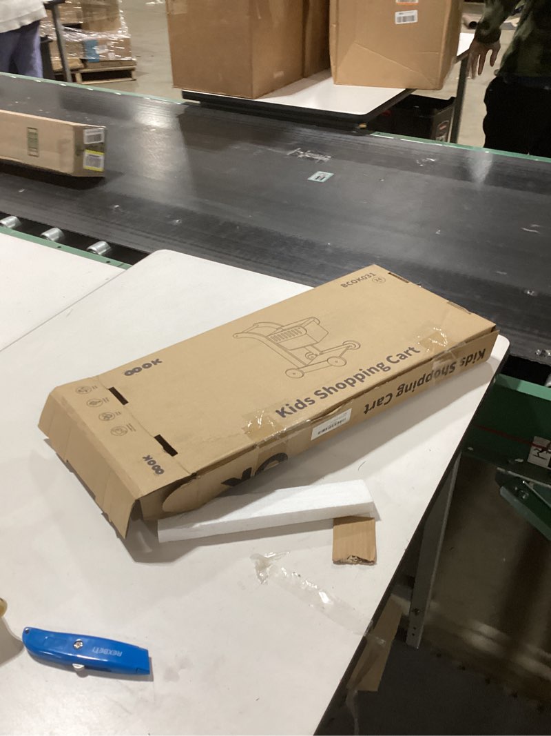 Condition photo showing New/Like New for OOOK Baby Push Walker Doll Stroller, Wooden Baby Walker for Girls and Boys, Kids Shopping Cart for Toddlers, Kids Stand Learning Walker with 4 Wheels