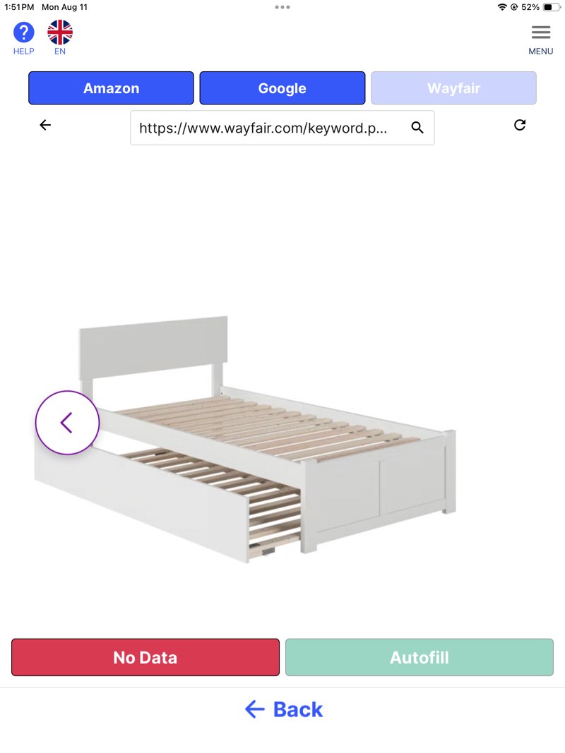 BUENO PARK SOLID WOOD PLATFORM BED WITH FOOTBOARD AND TRUNDLE