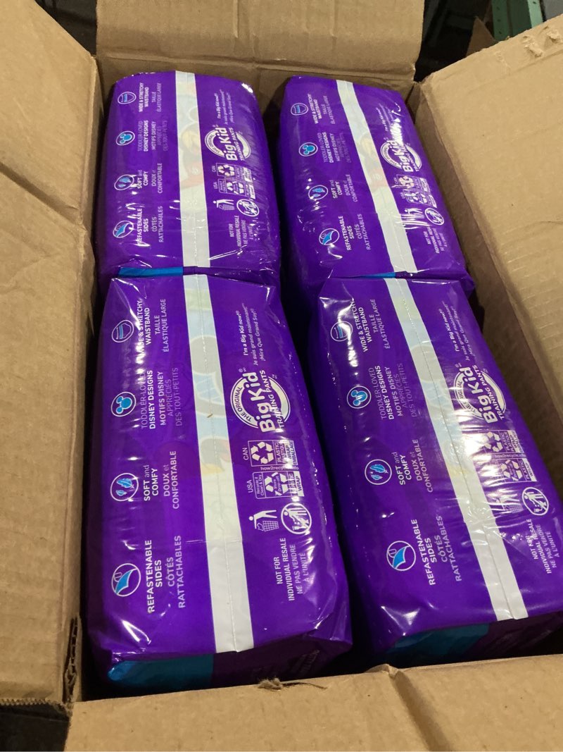 Condition photo showing New/Like New for Pull-Ups Boys' Potty Training Pants, Size 2T-3T Training Underwear (16-34 lbs), 124 Count (4 Packs of 31), Packaging May Vary 2T-3T 124