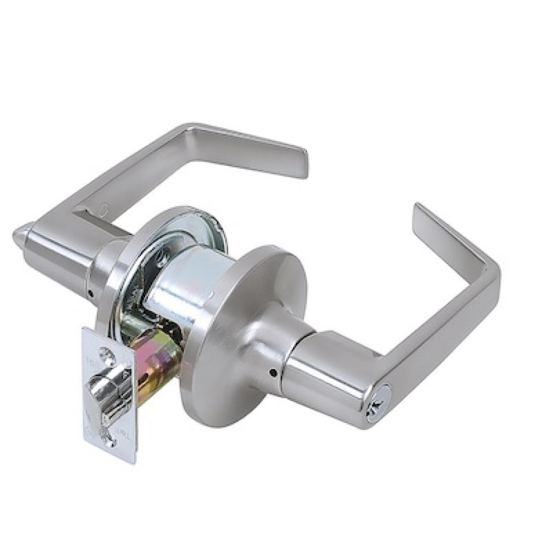tell manufacturing lt2000 light duty cortland satin chrome interior or keyed entry door handle