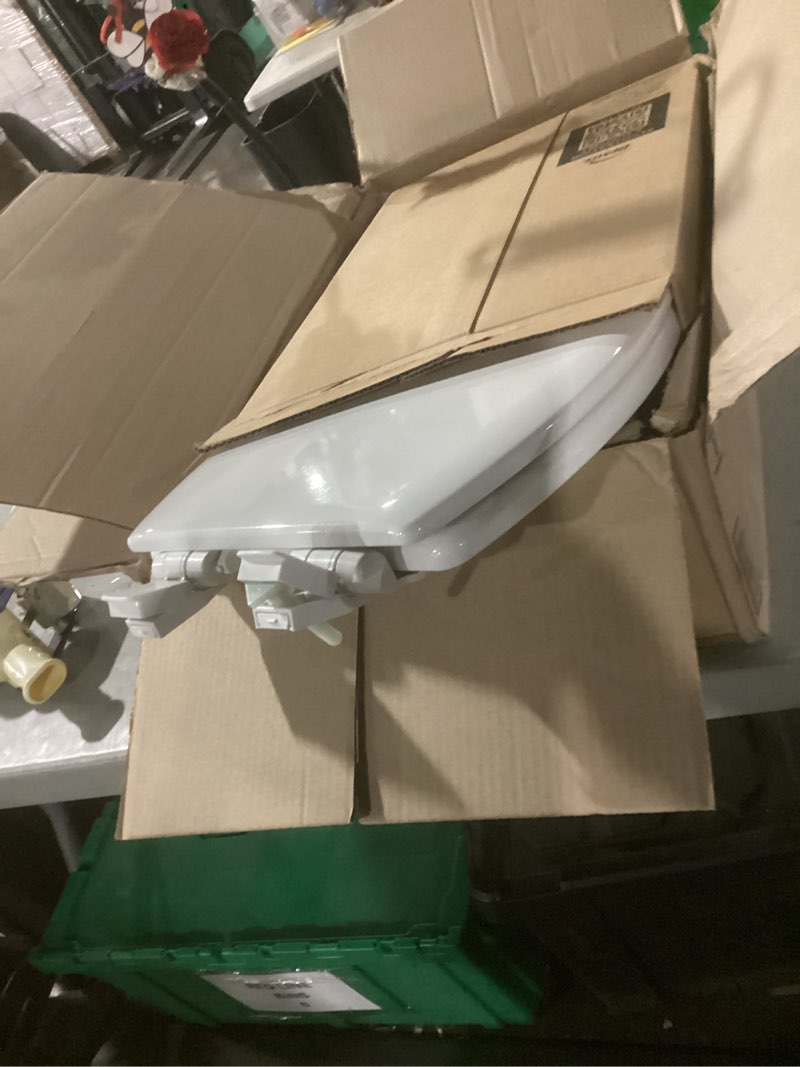 Condition photo showing As Is for bemis 500ec 000 toilet seat, 2-pack round, white round 2