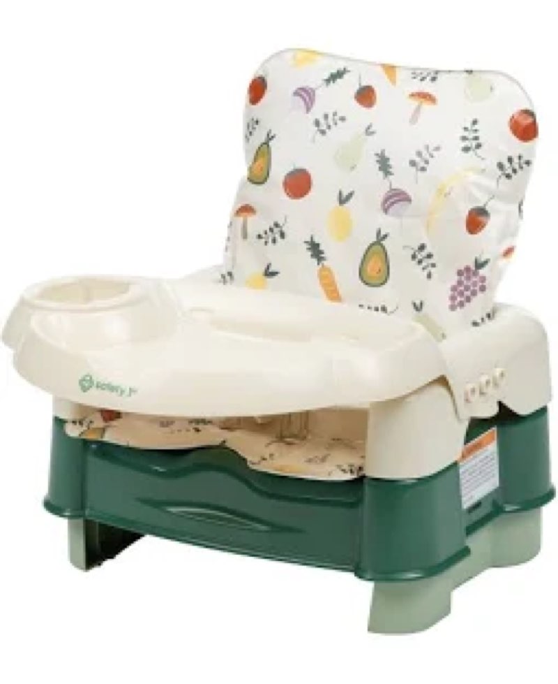 deluxe 5-in-1 sit, snack & go convertible booster seat