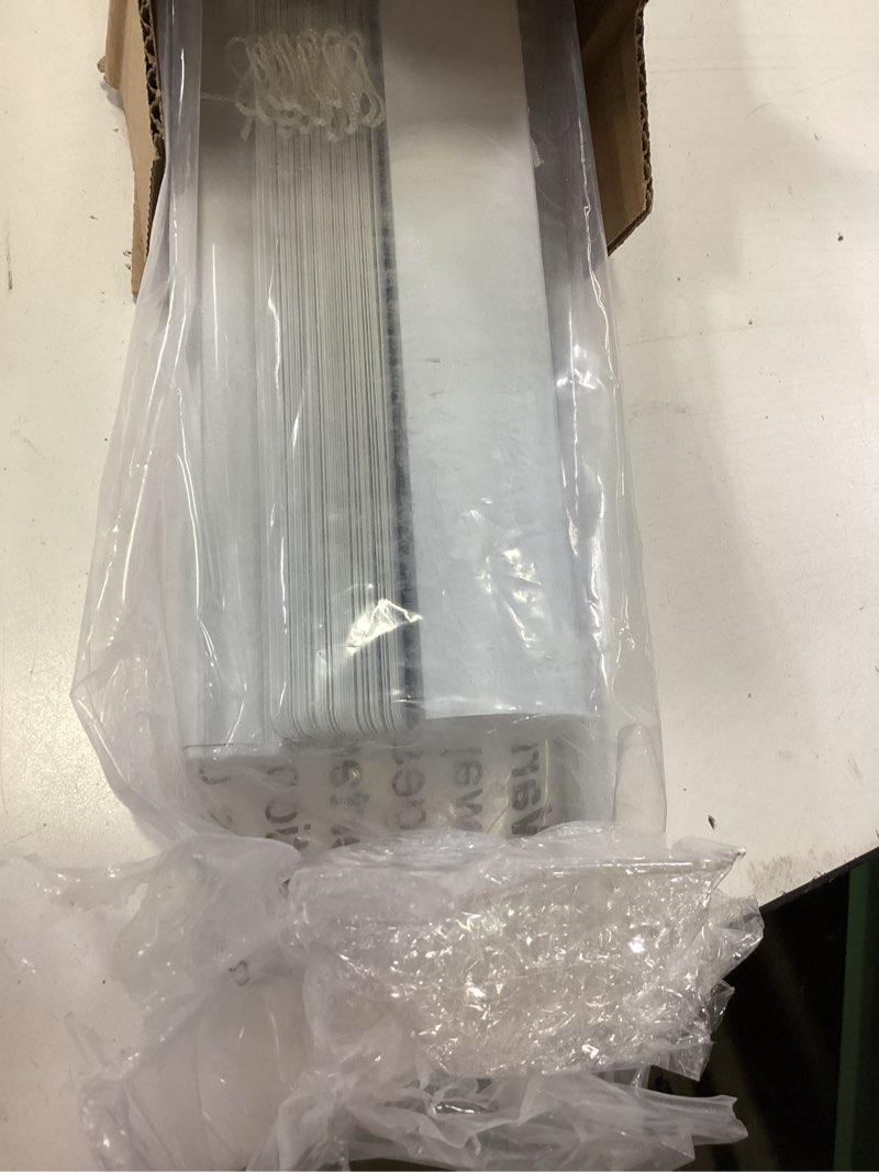 Condition photo showing Good Condition for lazblinds cordless white 1" room darkening vinyl mini blinds, 23" w x 36" h horizontal window blinds for home, cordless shades for indoor windows white 23"w x 36"h