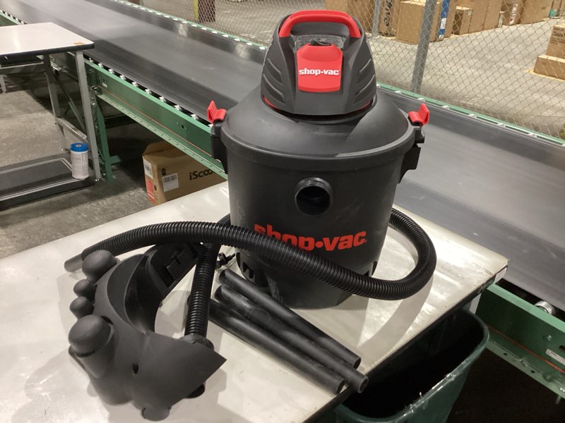 Condition photo showing Good Condition for Shop-Vac 5922805 Wet/Dry Vacuum, 8 Gallon, 4.5 Peak HP, 1.25 Inch Diameter x 7 Foot Hose, 6 Foot Cord, Ideal for Jobsite, Garage, Workshop & Home