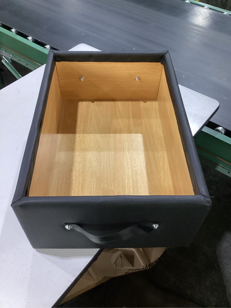 Condition photo showing Good Condition for pilates sitting box for pilates reformer: pilates box leather cover foam padding wood frame, pilates reformer sit box with pilates exercises for gym home