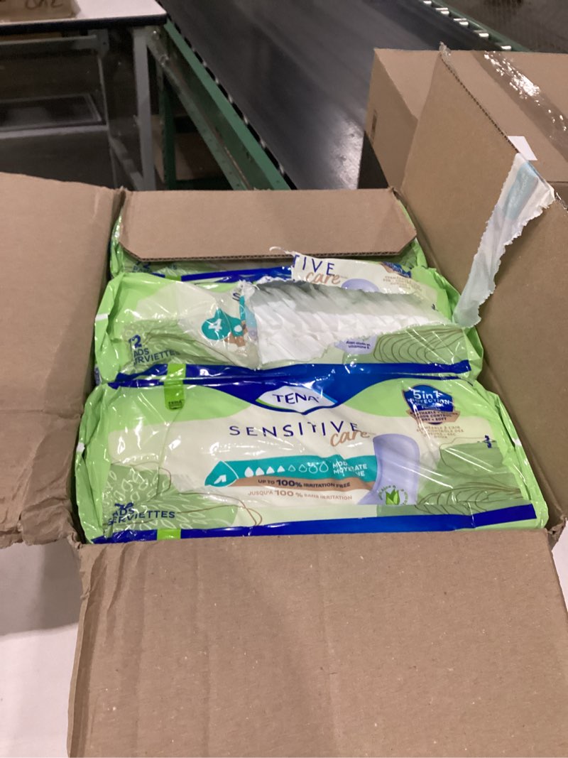 Condition photo showing New/Like New for Tena Incontinence Pads, Bladder Control & Postpartum for Women, Moderate Absorbency, Long, Intimates - 216 Count Regular 216