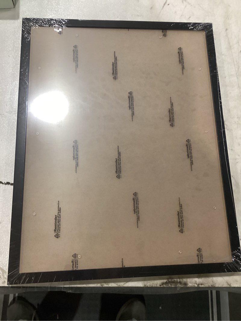 Condition photo showing New/Like New for 14x18 Picture Frame, Black Frame for 14 x 18 Inch Picture Poster Photo, Light Weight and High Transparent 14 by 18 Frame for Wall - 1 Pack/Black/14 x18 1 14x18