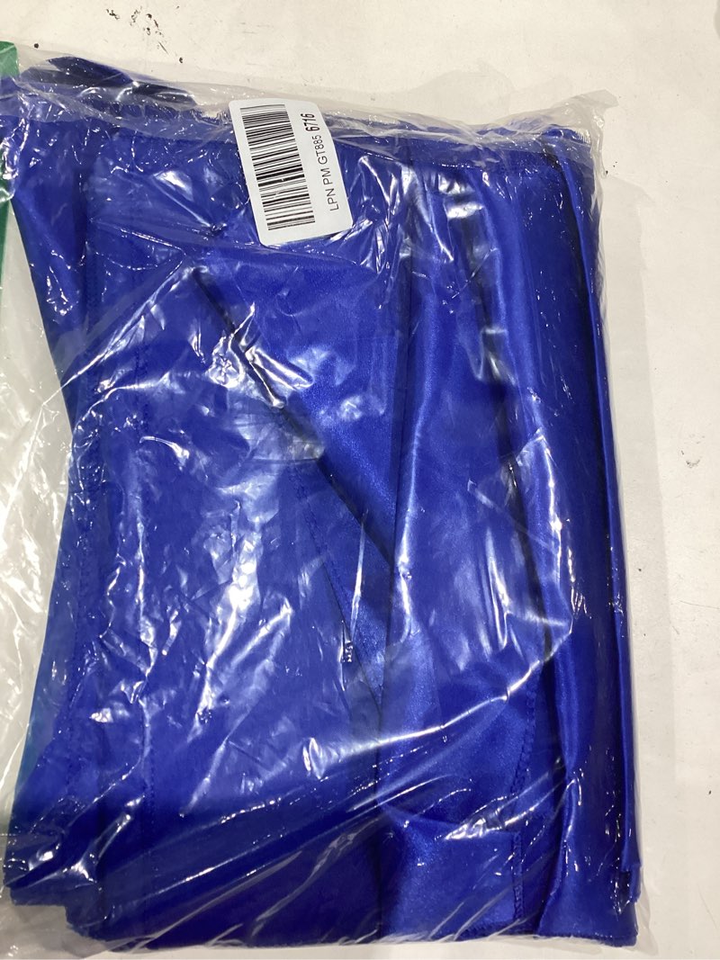 Condition photo showing Good Condition for siinvdabzx 12 pcs royal blue satin table runner 12 x 108 inches long, bright smooth satin wedding table runner decorations for birthday parties, buffet, banquets, graduations, engagements royal blue 12