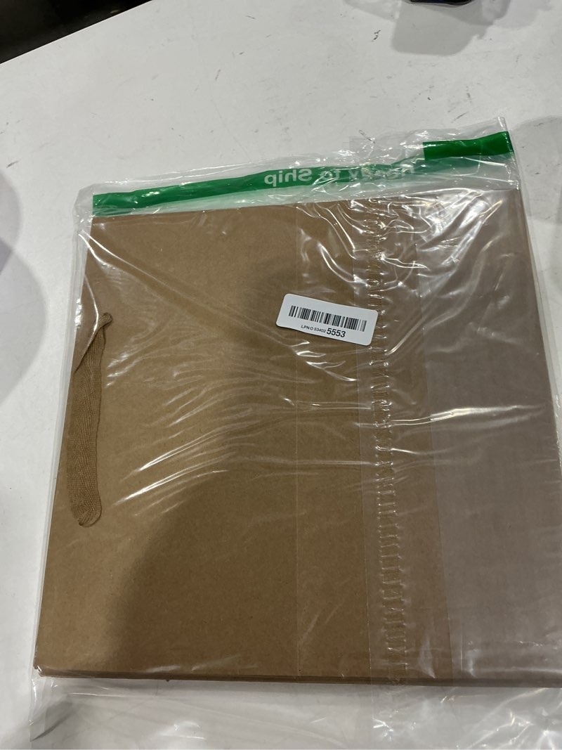 Condition photo showing New/Like New for huaprint large kraft brown paper gift bags, 12 pack 12x12x12 inch square for wedding, shopping, party favors, birthday, goodie, craft, retail, candy, cookie, take out 12x12x12 inch (pack of 12) brown