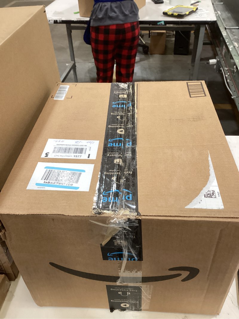 Condition photo showing As Is for Mind Reader Metal Mesh Desktop File Organizer, 3-Tier Paper Tray with 5 Compartments, Office Mail Sorter, Silver