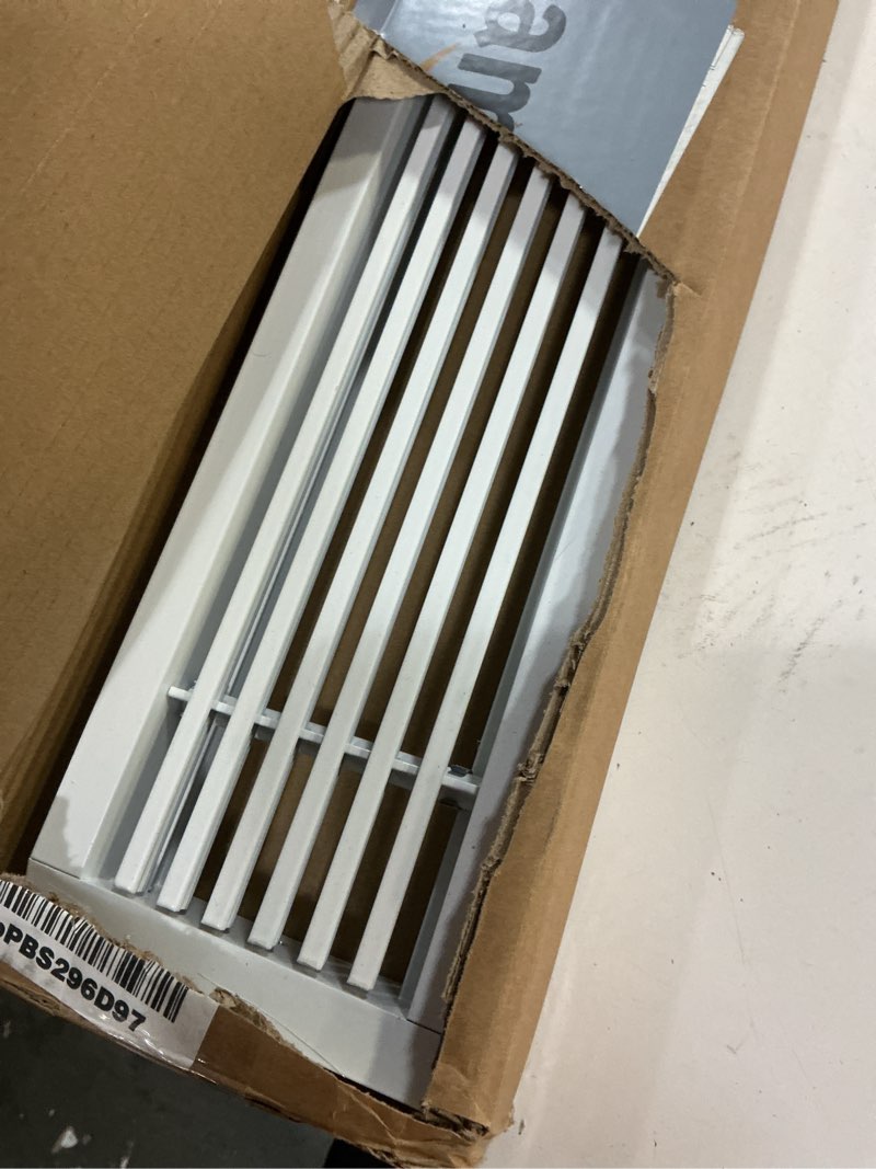 Condition photo showing Good Condition for Linear Bar Air Grille 48" X 4", Aluminum Air Supply/Return Grilles,Easy Air Flow,Removable Grille/Door-HVAC Air Vent Cover,White[Outer Dimensions: 48.8"w X 4.8"h]