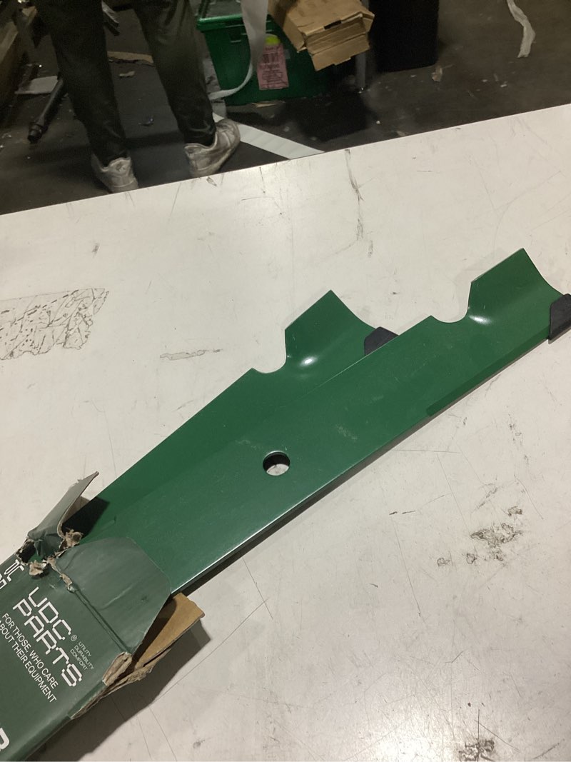Condition photo showing As Is for (similar to )lawn mower blades for husqvarna 46 inch 532405380 yth22v46 z246 yt46ls yth20k46 yth21k46 yth22k46 yta22v46 rz4623 / fits craftsman replaces oem no. 405380 pp21011 / medium lift / 2 pack