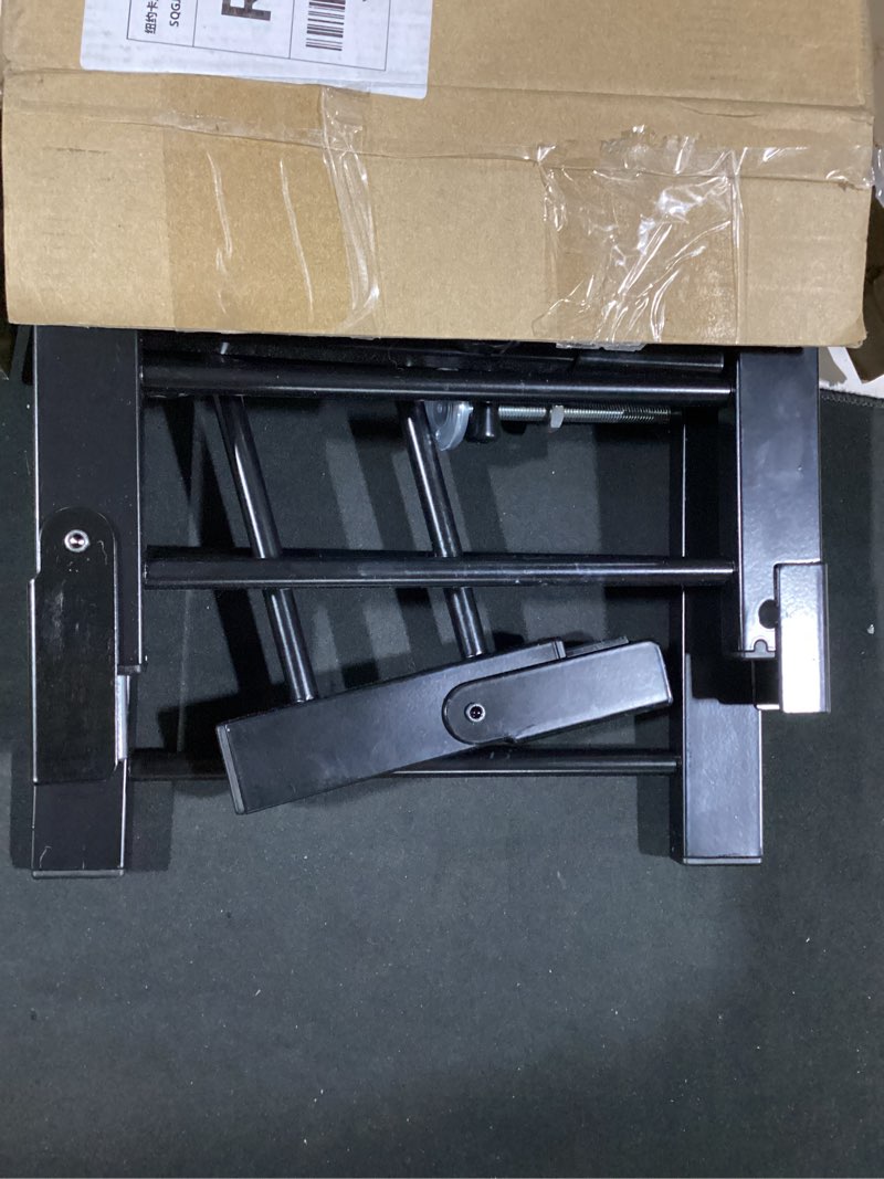 Condition photo showing Good Condition for dog gate indoor,18"-45" adjustable extra wide metal short dog gate to step over, 10" tall small pet gate with 3 extension kits, pressure mounted for doorways & stairs black 18-45''w*10''h black