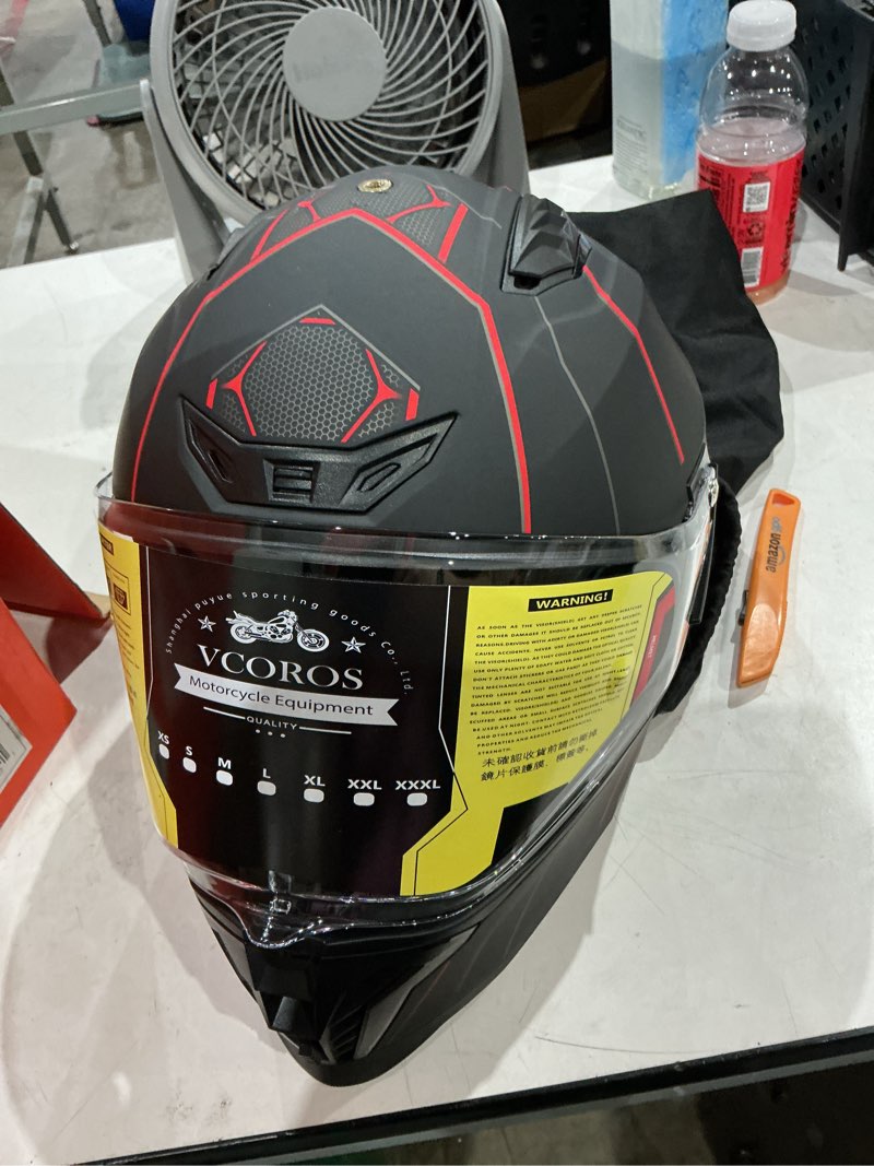 Condition photo showing New/Like New for vcoros adventure motorcycle helmet vs-908 atv dirt bike off road motocross full face helmet for adul