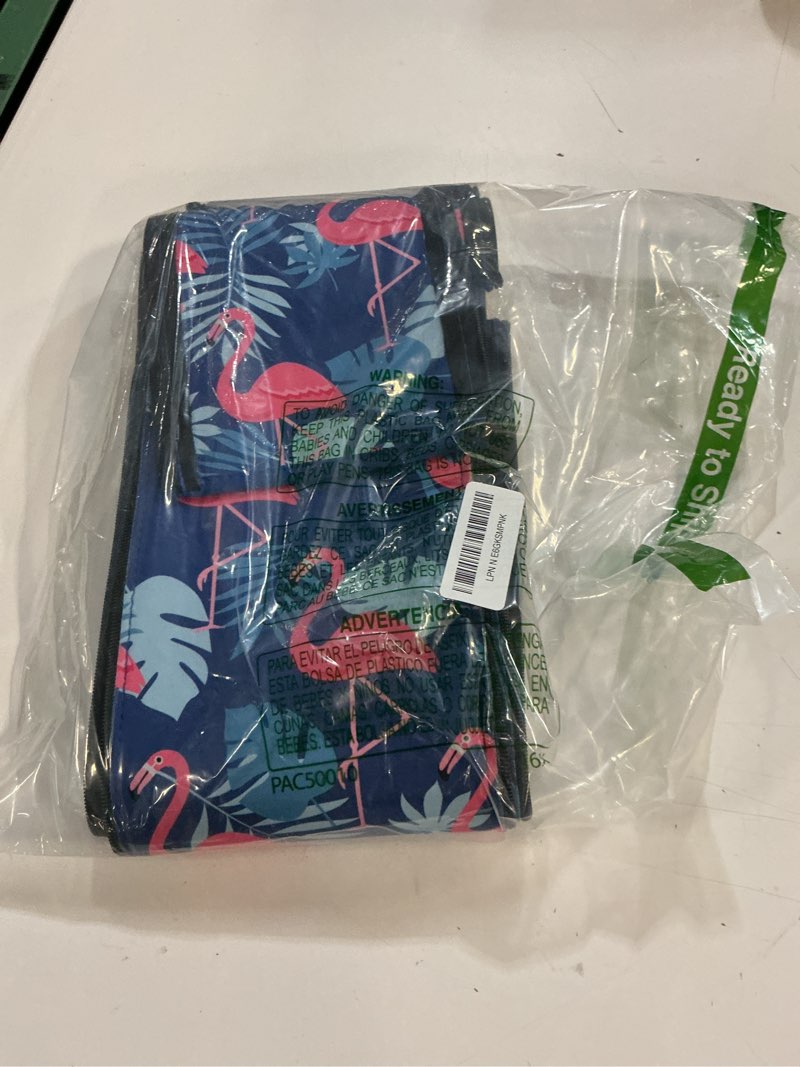 Condition photo showing As Is for junkin 2 pcs pool railing covers 8 ft slip resistant handle rail grip covers flamingo zip style for swimming inground pools handrail 8 ft flamingo zip style