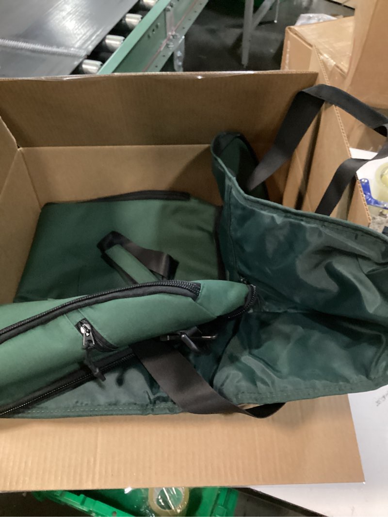 Condition photo showing Good Condition for Halfday Convertible 2-in-1 Garment Duffel Weekender Bag 45L | Wrinkle-Free Travel, Hanging Suit Compartment, Shoe Pockets, Trolley Sleeve. Durable & Water-Resistant Carry-On, Hunter Hunter Original, 45l