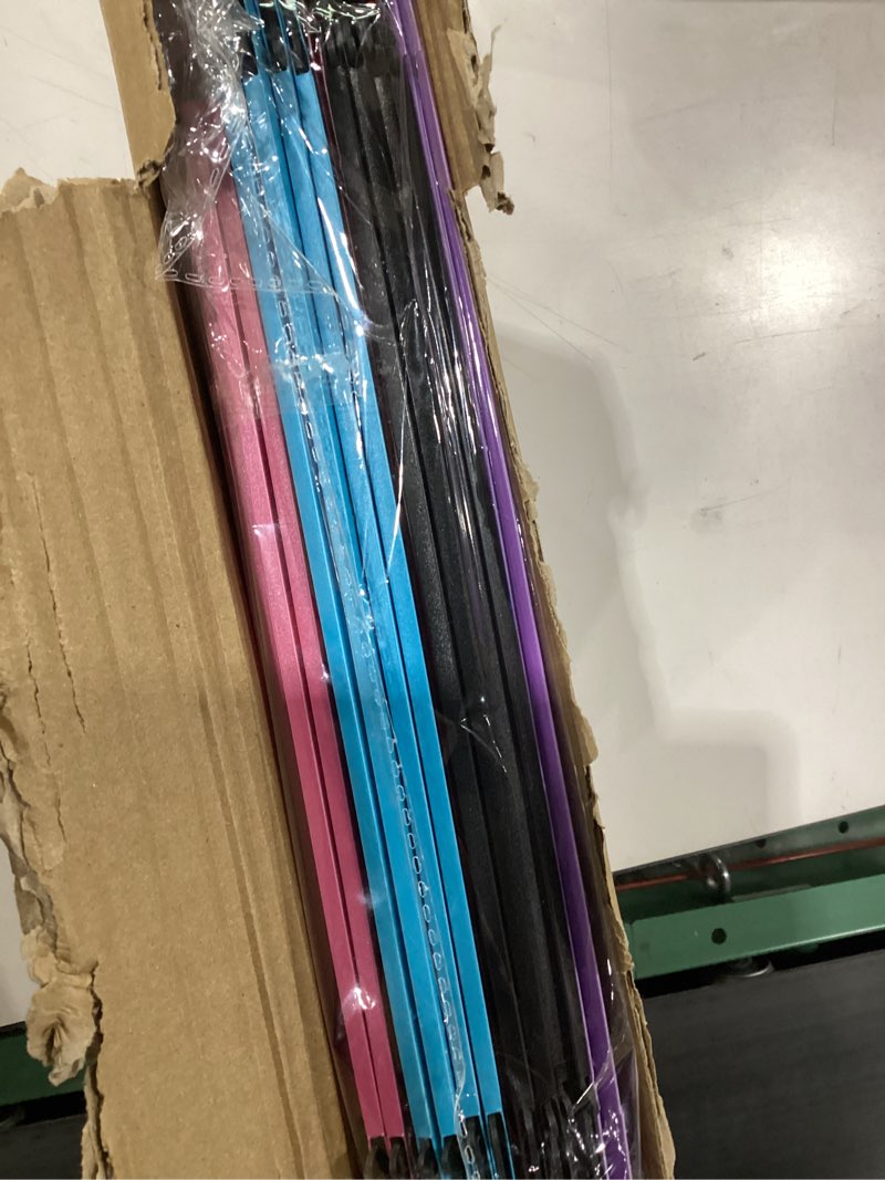 Condition photo showing New/Like New for Extra Capacity Plastic Hanging File Folder Letter Size,12 Pack Reinforced Hang Folders with Heavy Duty 2 Inch Expansion, Durable Hanging Organizer Designed for Bulky Files, Assorted Colors Multicolor