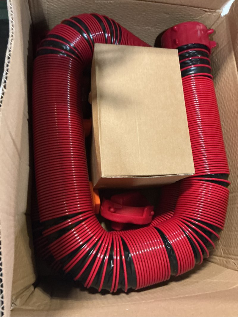 Condition photo showing Good Condition for 20ft rv sewer hose kit: heavy duty camper waste hose with leak-proof swivel fittings, 90° clear elbow, 4-in-1 adapter, tpe tech for crush-proof and uv-resistant