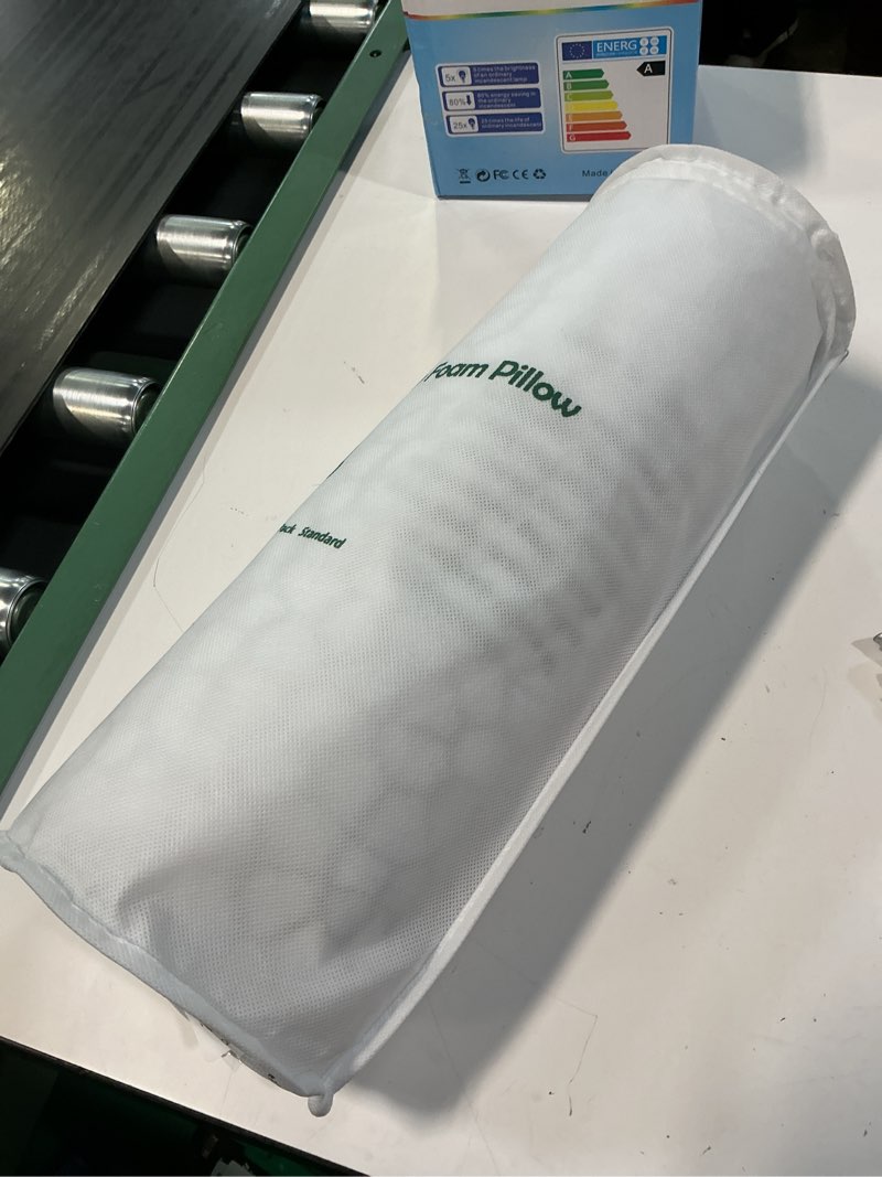 Condition photo showing Good Condition for cooling pillow standard size 1 pack, certipur-us shredded memory foam pillows, cool bed pillows for hot sleepers, adjustable firm pillow for side,back,stomach sleepers, better sleep gift for mom standard (1 count) original white (cooling)