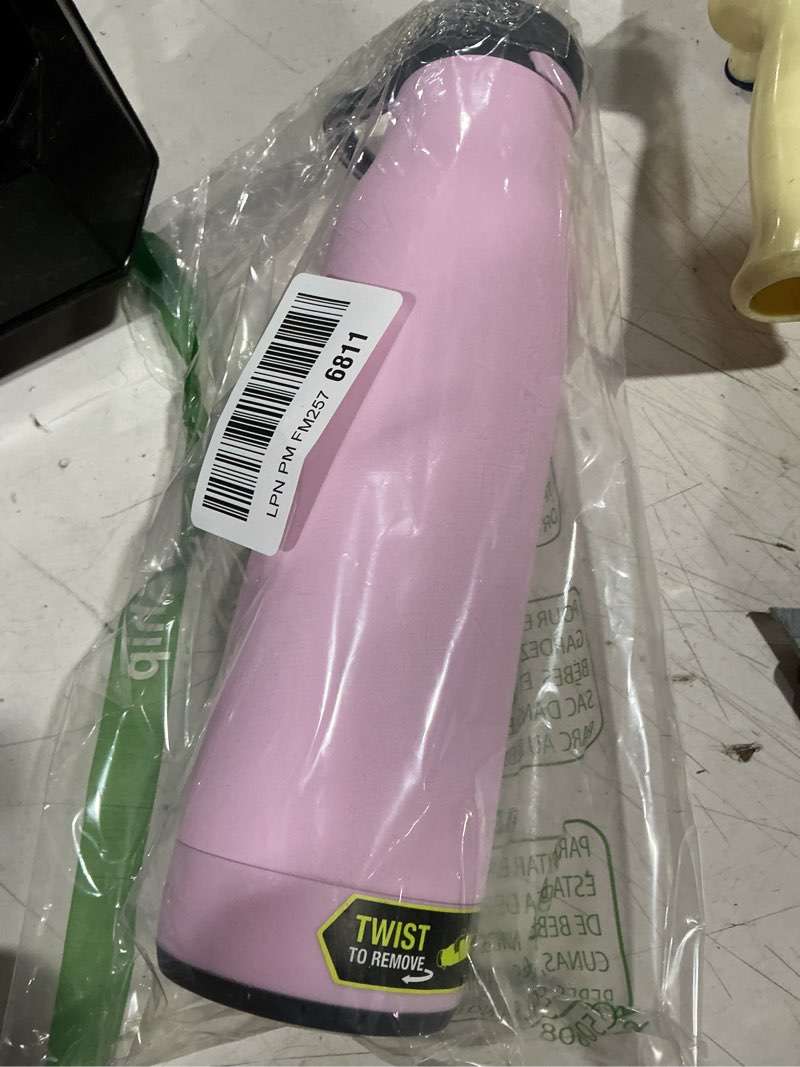 Condition photo showing Good Condition for zulu ace vacuum insulated stainless steel water bottle with chug spout, leak-proof locking lid and removable base for school, backpack, sports, gym, travel pink cashmere 24oz