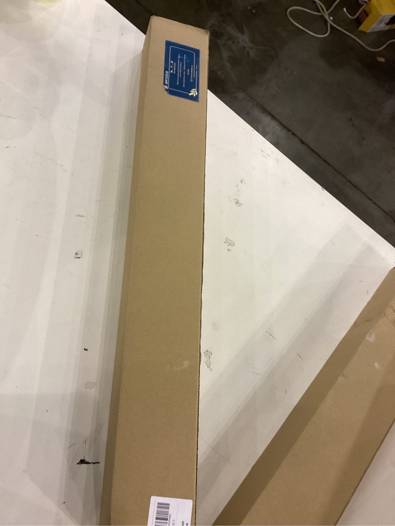 Condition photo showing New/Like New for Joydeco No Drill Blackout Shades, Free-Stop Cordless Roller Shades, UV Protection, Thermal Insulated Blinds for Indoor Windows, Easy Install Window Blinds for Home and Office (Grey, 28" W X 75" H) Light Grey (No Drill) 28"W x 75"H