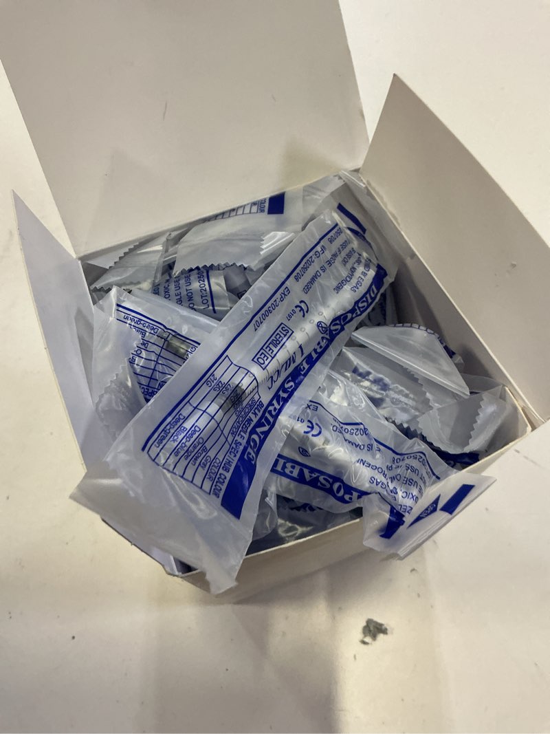 Condition photo showing New/Like New for 60 sets 1ml colostrum collector kit include 60 1ml no needle sterile syringes with cap, 4 measuring cup, 6 zip-lock storage bags, 60 labels for breast milk collector 60pcs-1ml