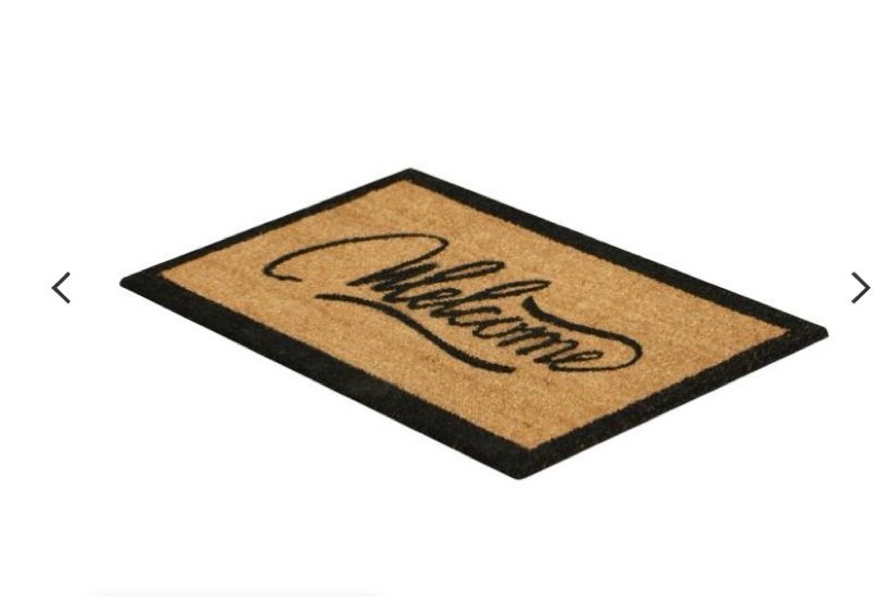 Modern Ribbon Script – Coir Welcome Mat