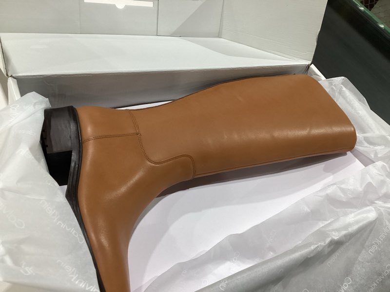 Calvin Klein Women's Botina Boot, New Luggage, 7.5