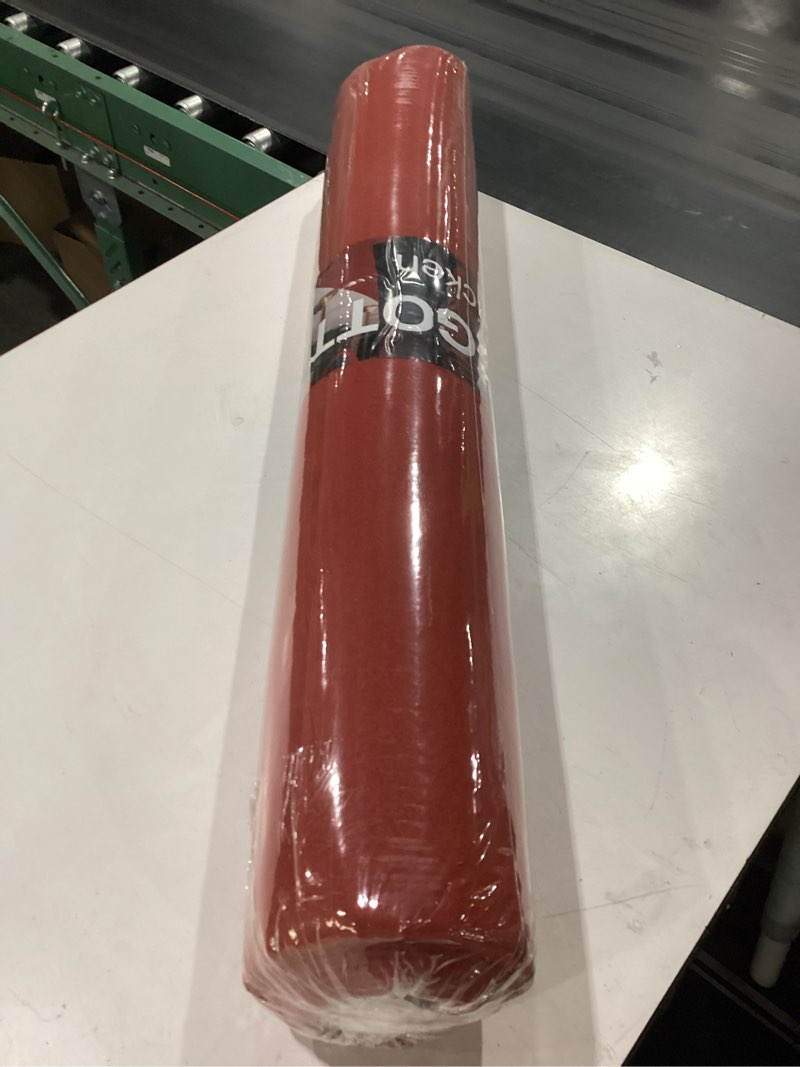 Condition photo showing New/Like New for extra thick red carpet runner for party felt non-slip rubber backed aisle runway rug for step, proposal & wedding decorations, hollywood oscars runway?reusable (red, 3 x 20 ft) red 3' x 20' (rectangular)