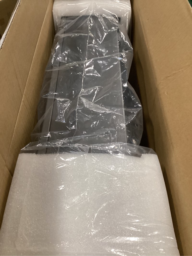 Condition photo showing Good Condition for Smart Electric Space Heater with Bluetooth Speaker & RGB Light, App/Remote/Touch Control, Freestanding/Wall Heater, 2 Heat & 2 Fan Modes for All-Season Indoor Use Grey