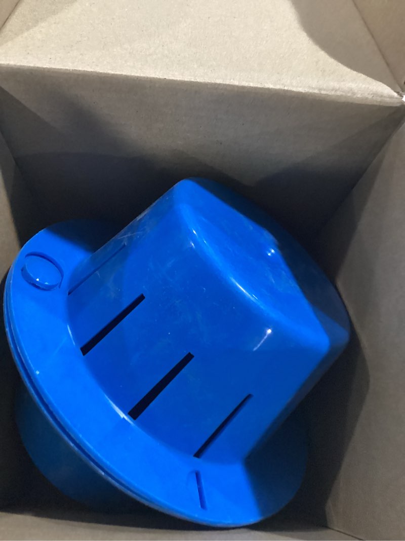 Condition photo showing Good Condition for upgraded sinking and floating pool cl dispenser,sinking cl dispenser for pool,sinks - cleans - floats,completely immersed, no waste,less smell,replaces pool cl floater