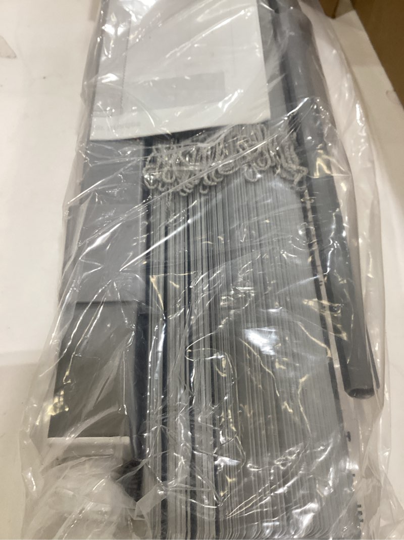 Condition photo showing New/Like New for LazBlinds Cordless Cellular Shades, No Tools No Drill Light Filtering Honeycomb Shades Pleated Blinds for Windows, 34'' W x 64'' H, Light Grey Light Filtering-light Grey 34'' W x 64'' H