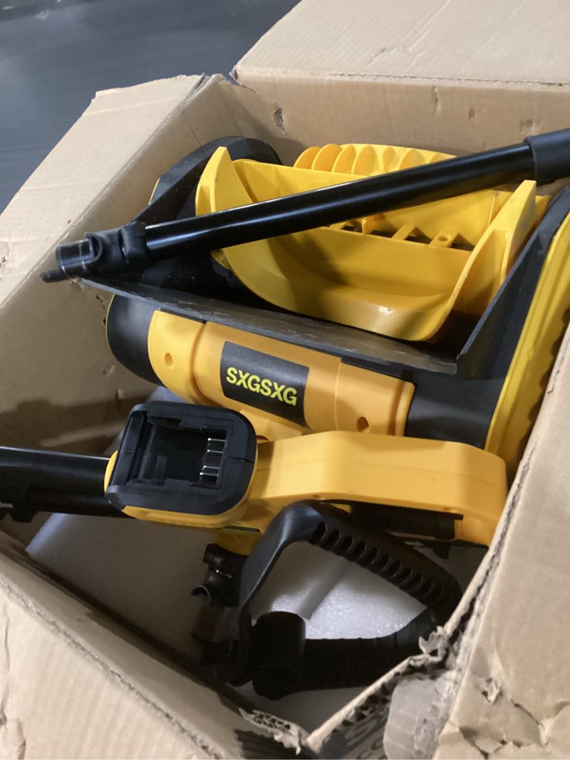 Condition photo showing As Is for Electric Snow Shovel for Dewalt 20V Max Battery, 11" Brushless Snow Blower with Adjustable Handle, Max 26 FT Snow Thrower, Cordless Snow Shovel 20V for Driveway, Sidewalk, Patio, Deck (No Battery)